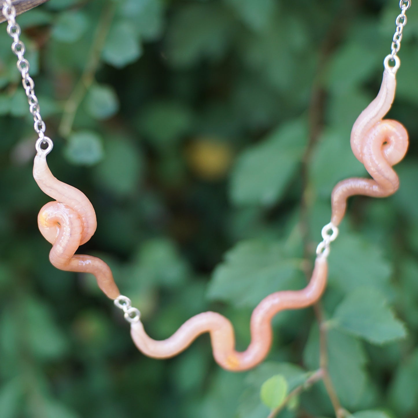 Worm Trio Necklace