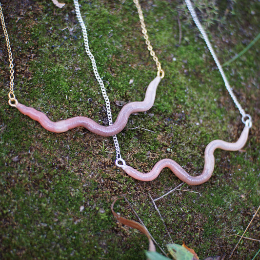 Long Worm Necklace