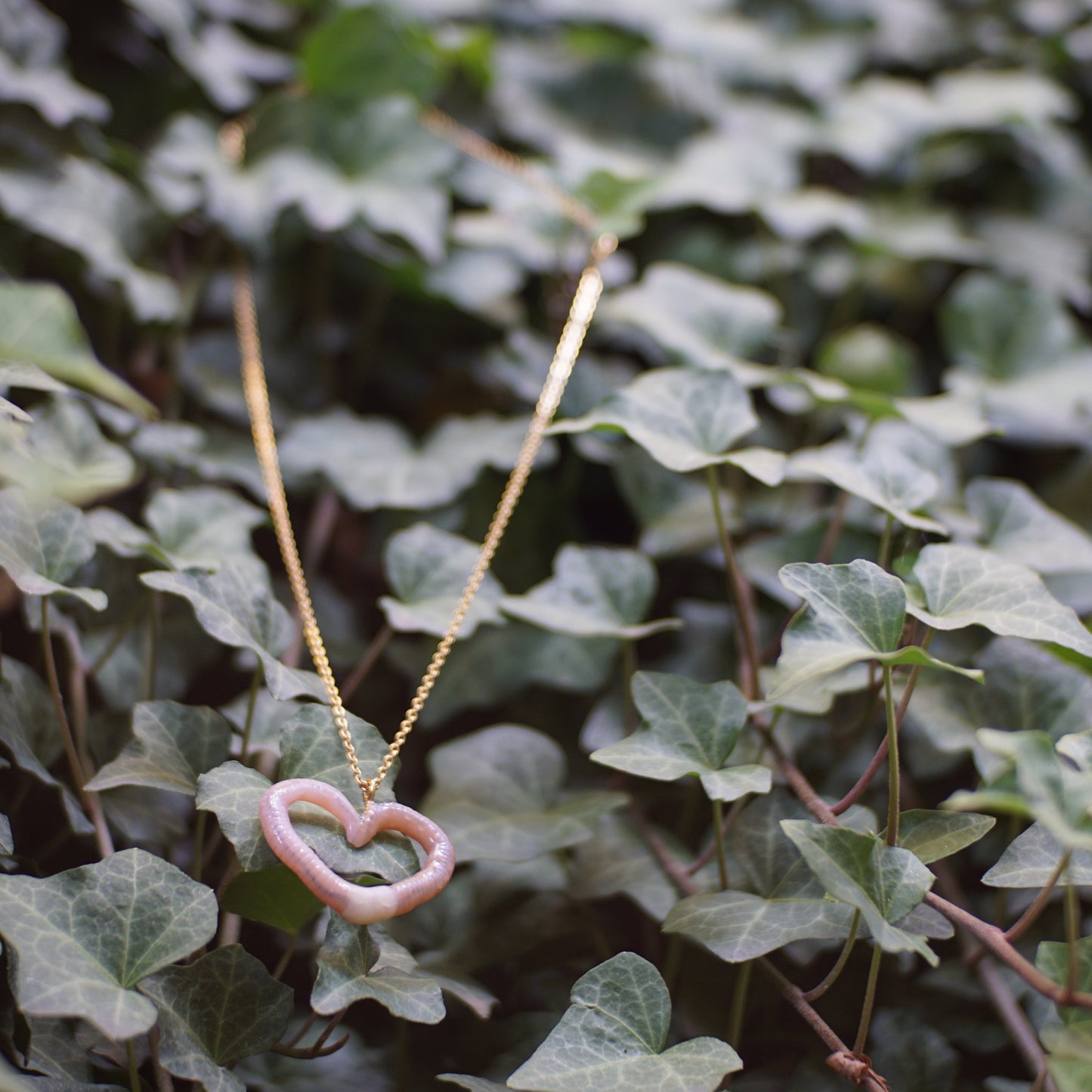 Heart Worm Necklace