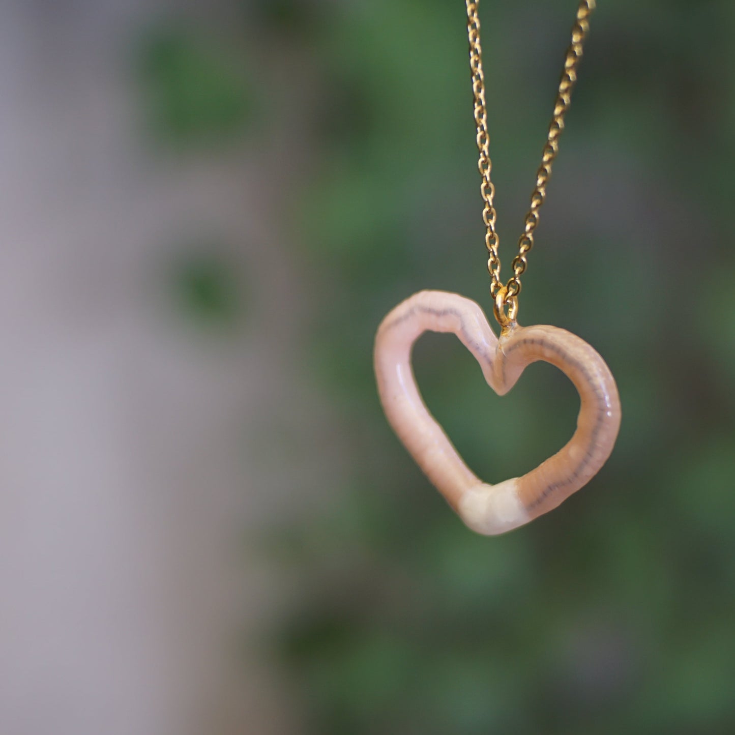 Heart Worm Necklace