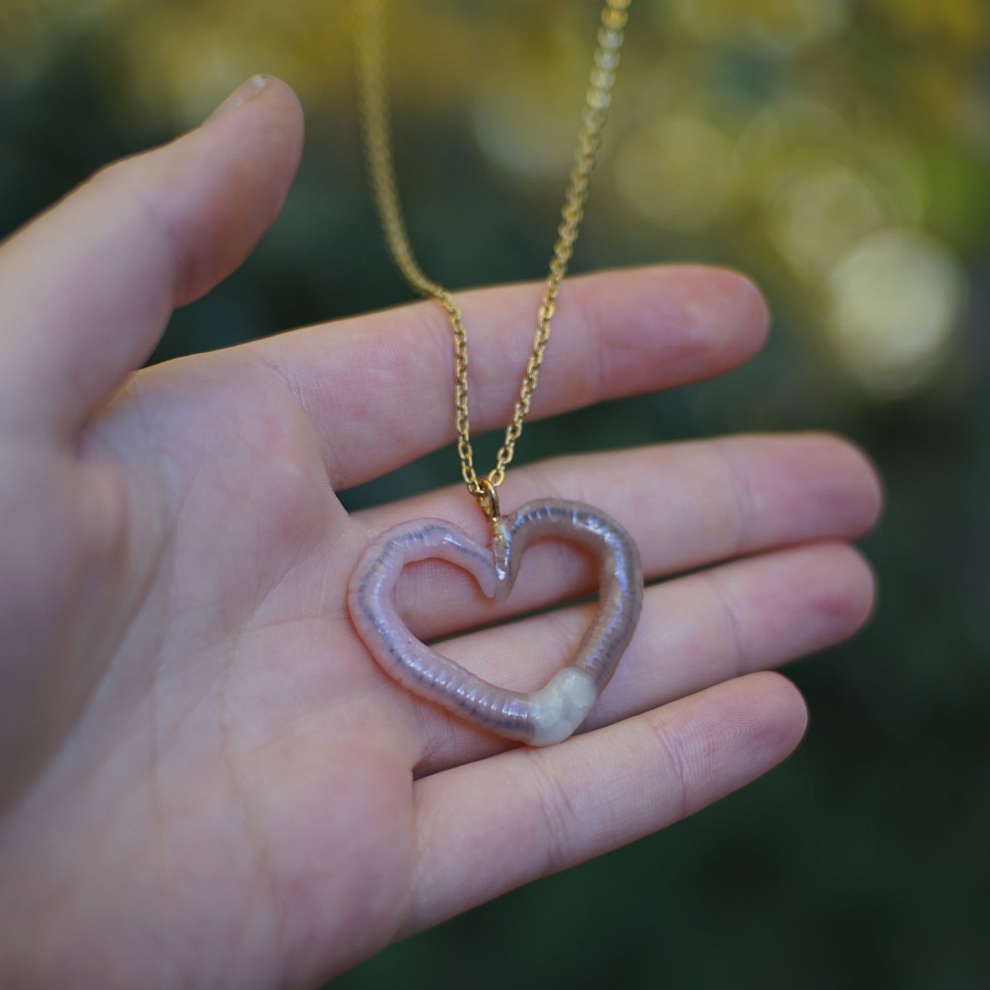 Heart Worm Necklace