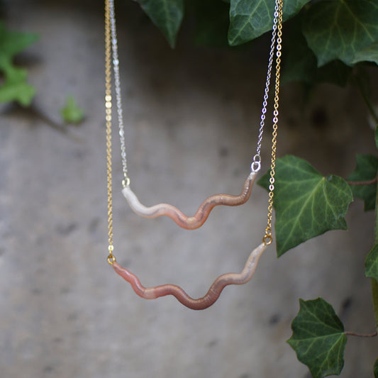 Long Worm Necklace