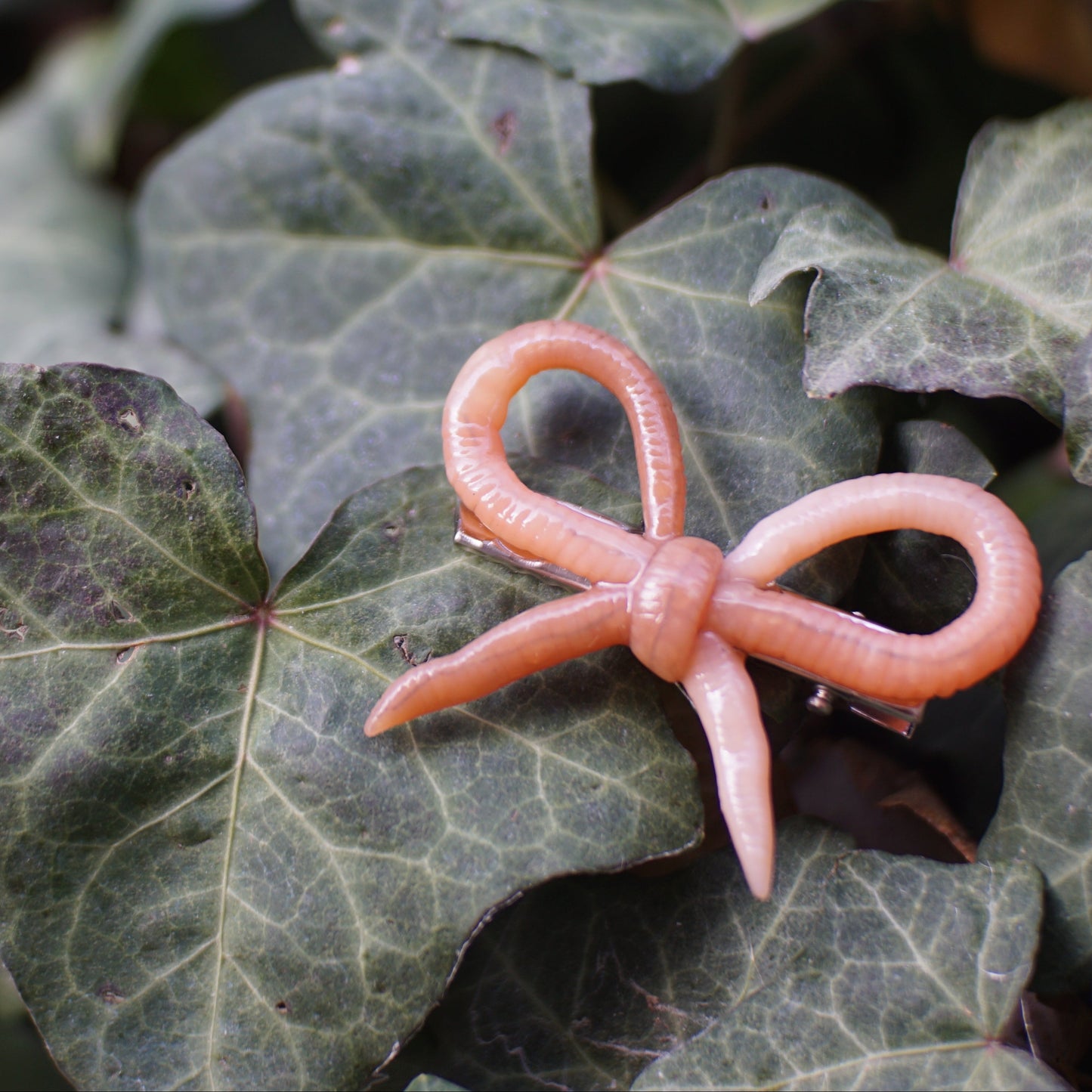 Worm Bow Hairclip