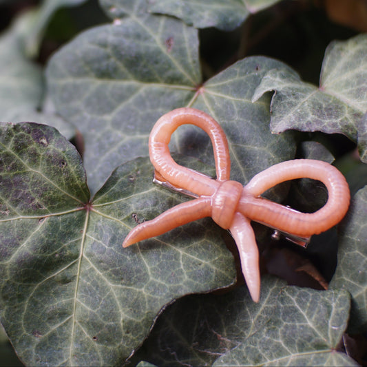 Worm Bow Hairclip