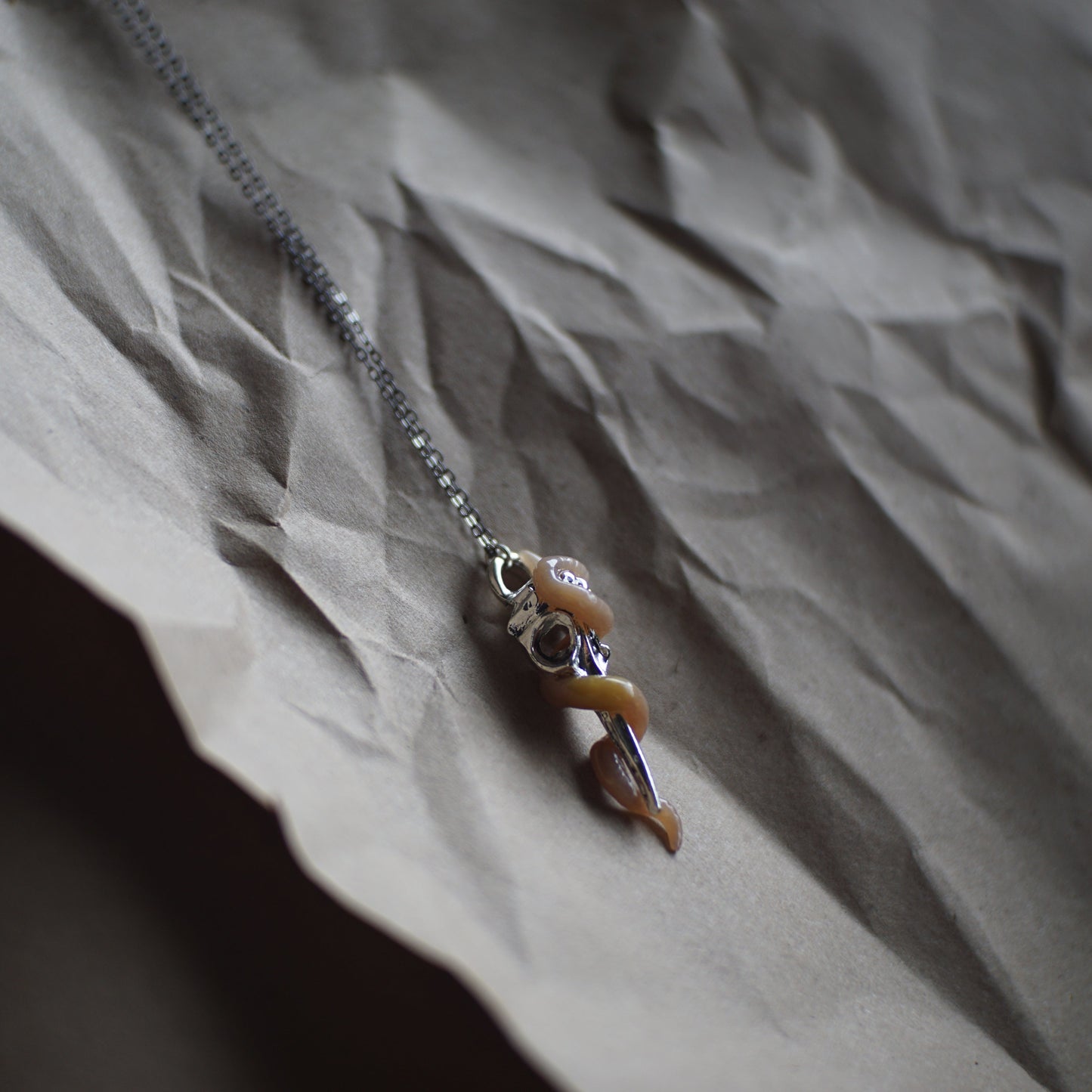 Bird Skull Necklace