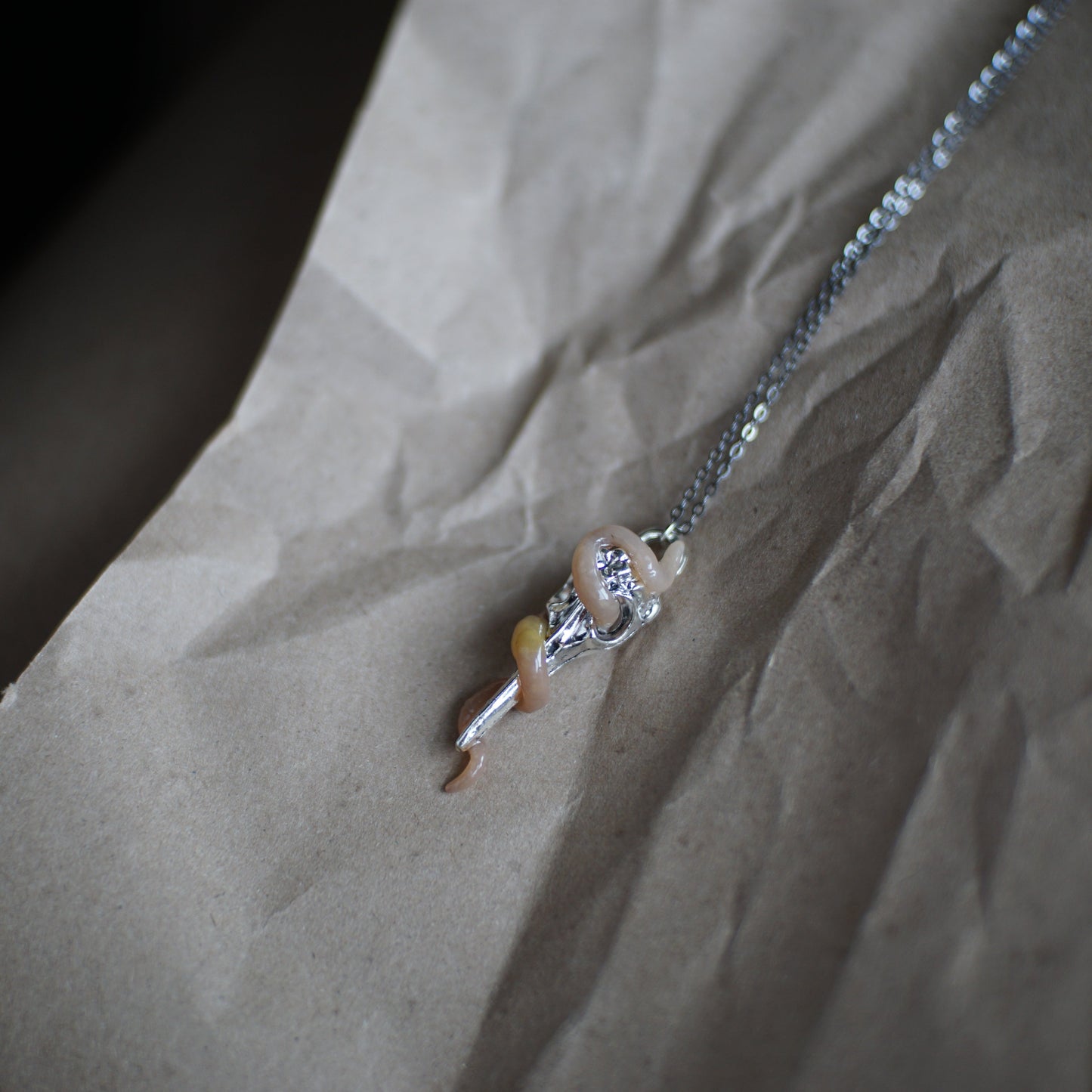 Bird Skull Necklace