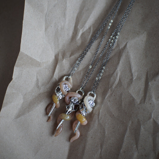 Bird Skull Necklace