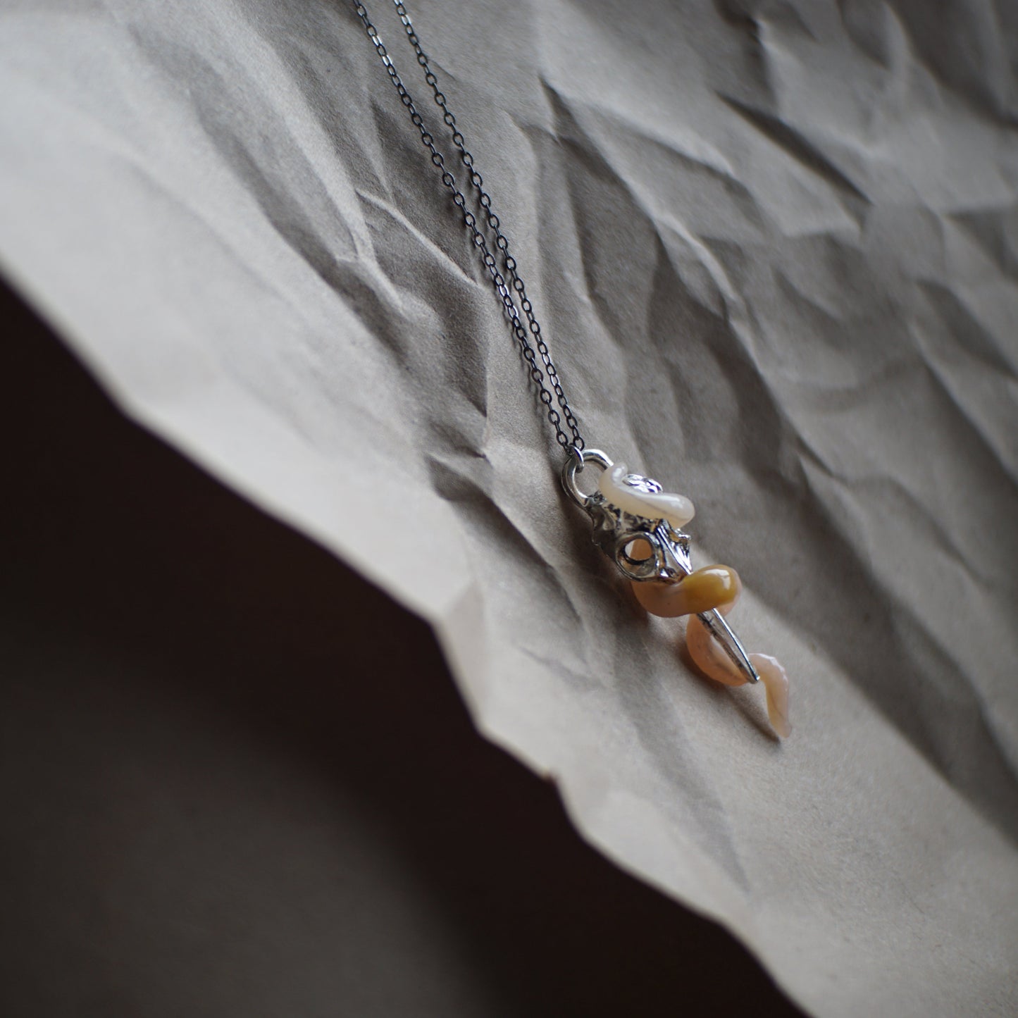 Bird Skull Necklace