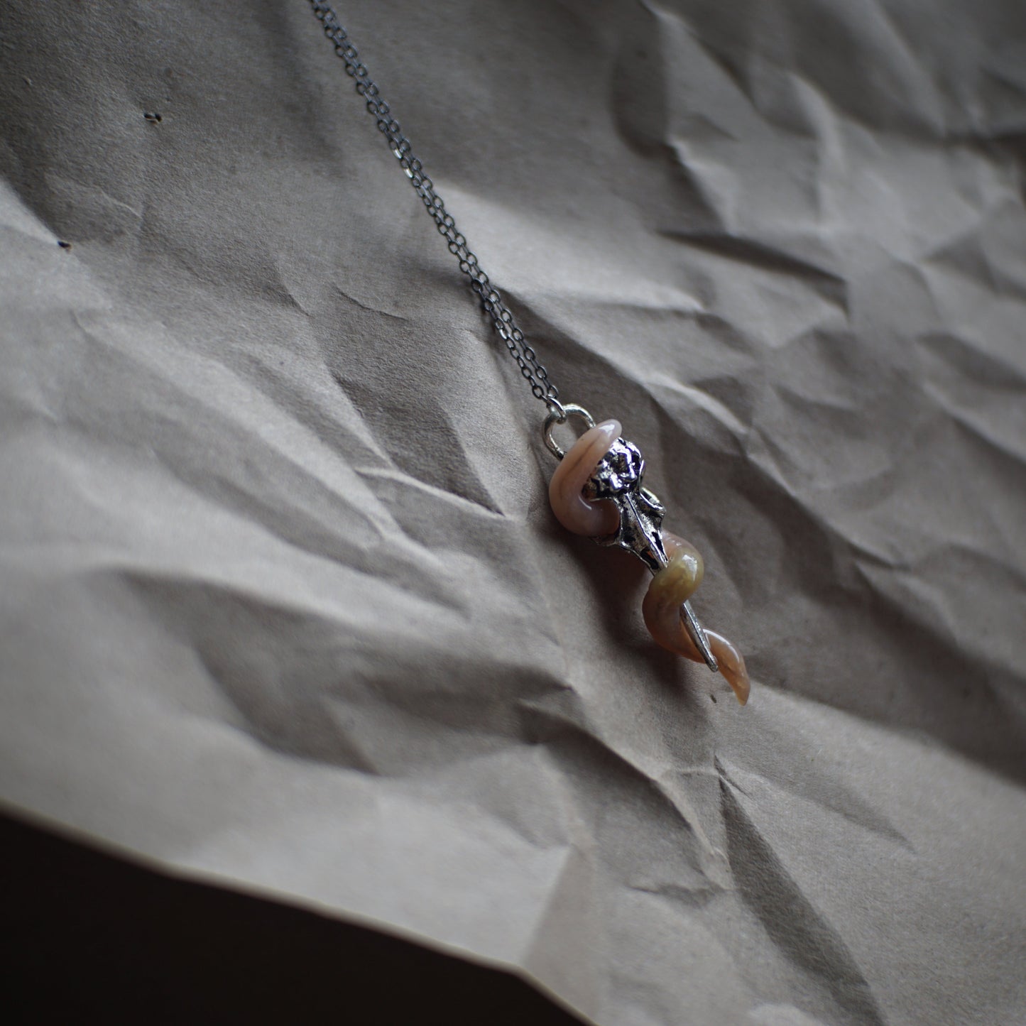 Bird Skull Necklace