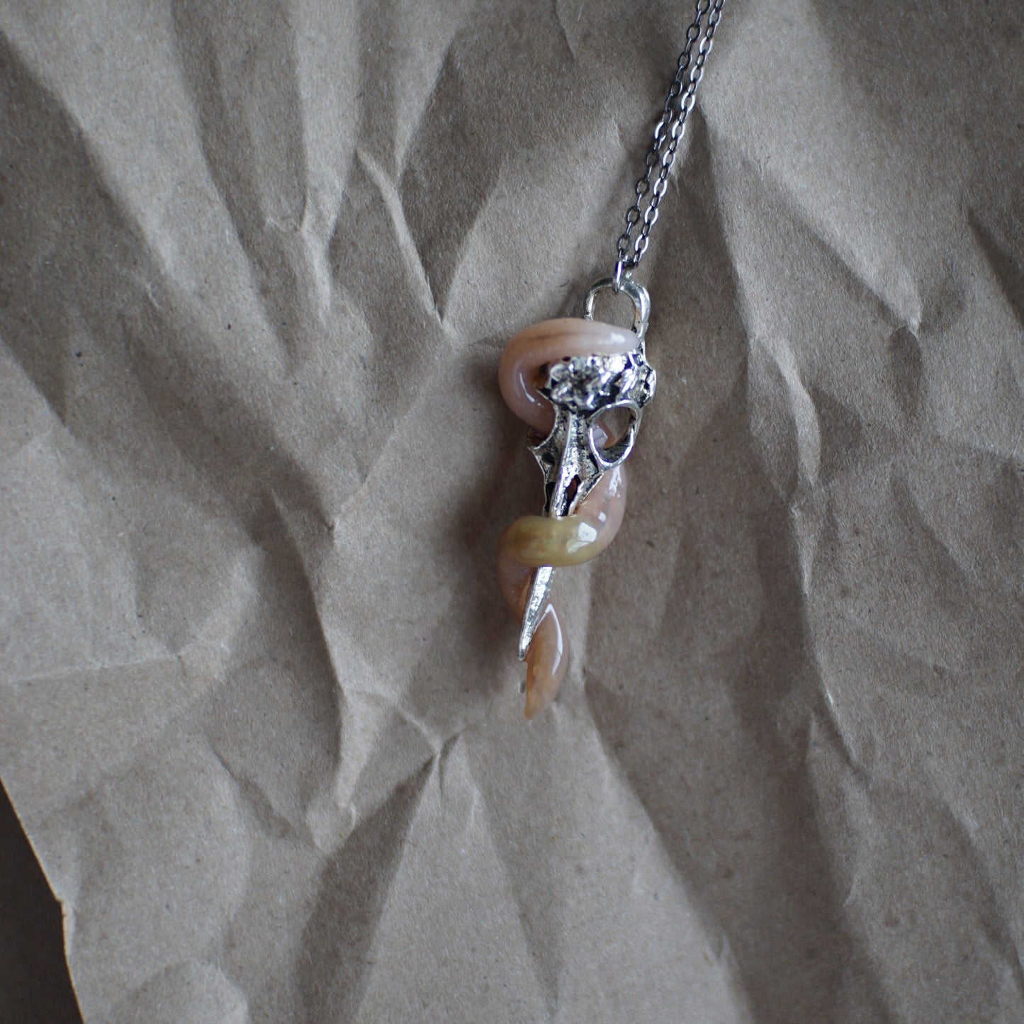 Bird Skull Necklace