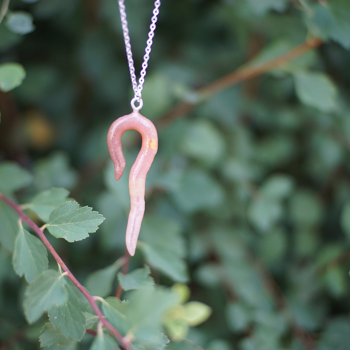 Squirmy Worm Necklace