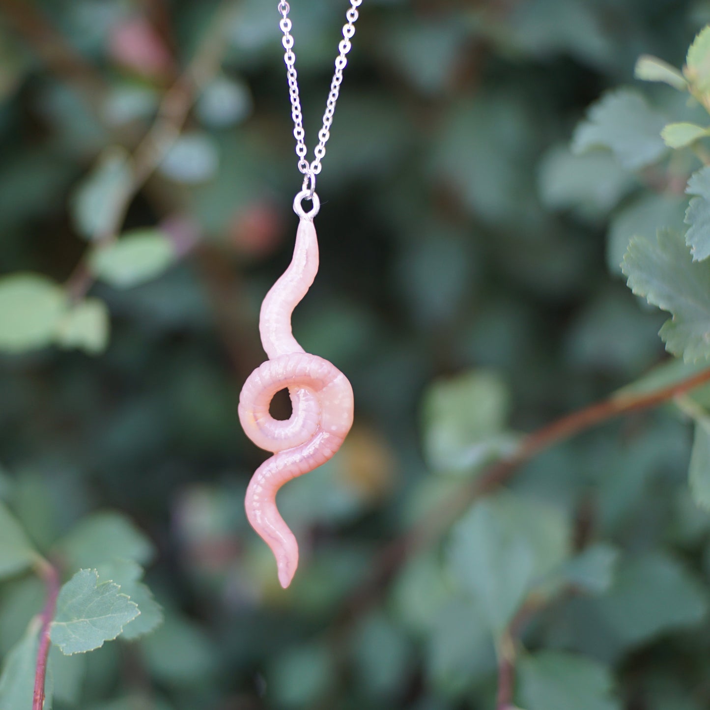 Squirmy Worm Necklace