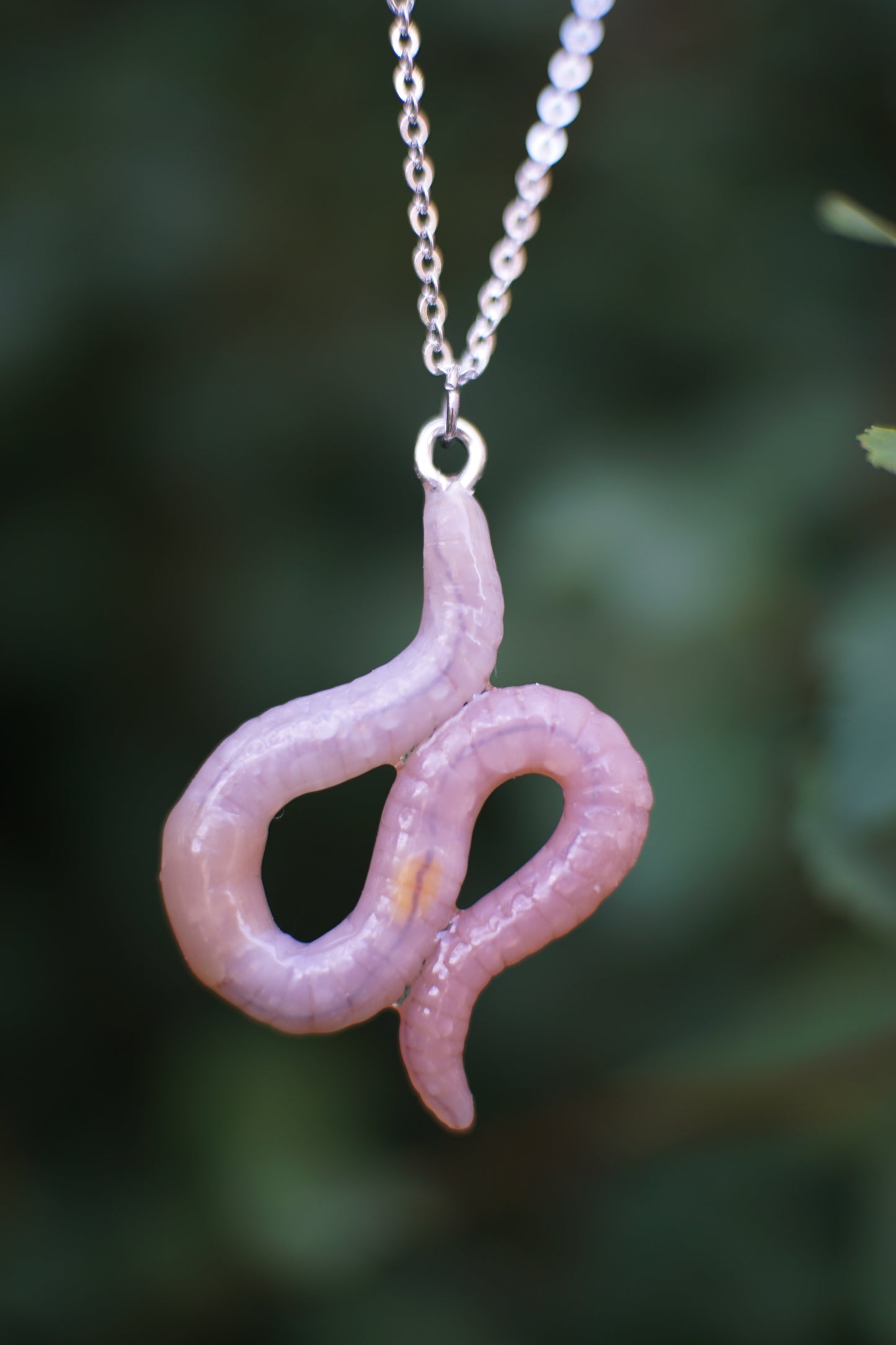 Squirmy Worm Necklace