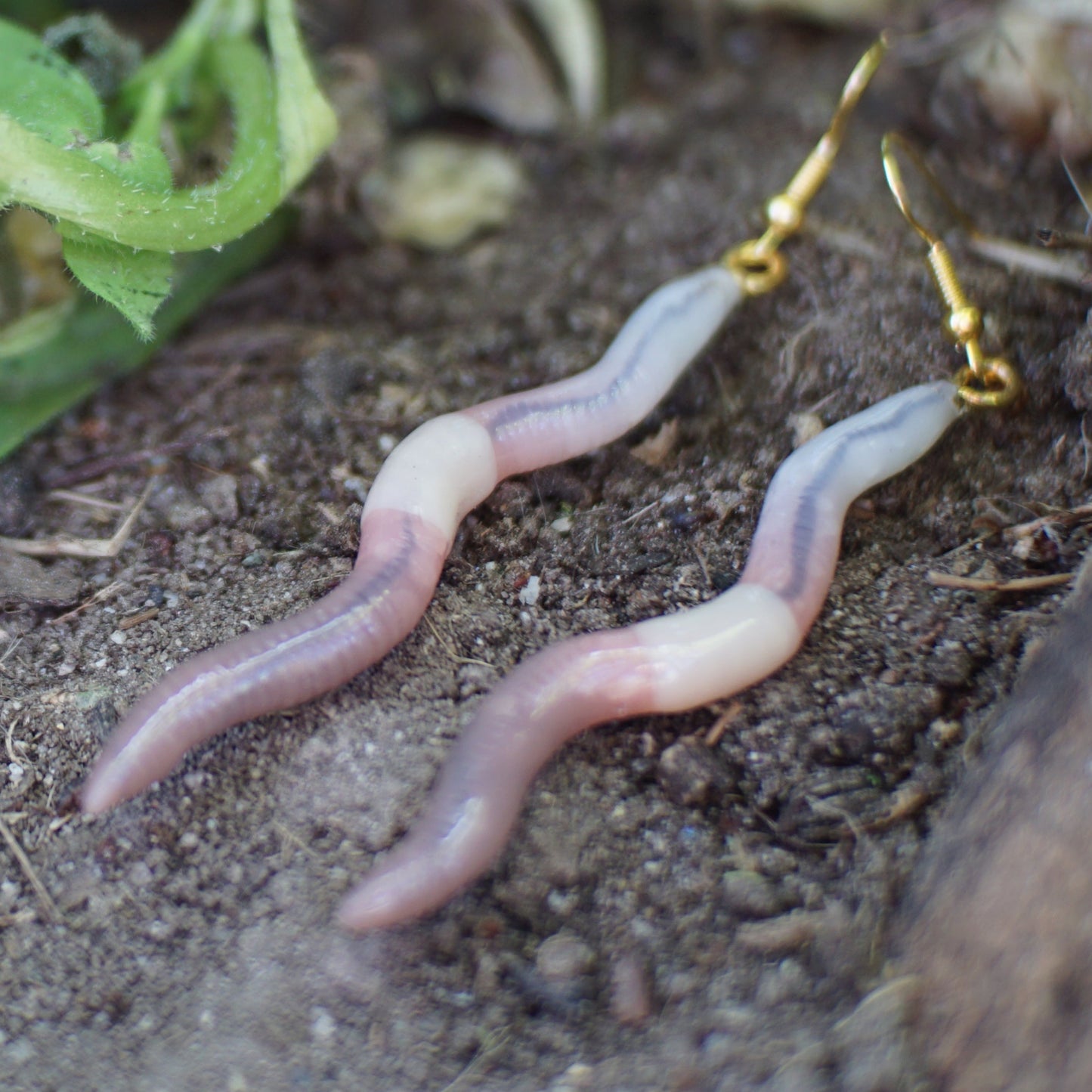 Long Worm Earrings