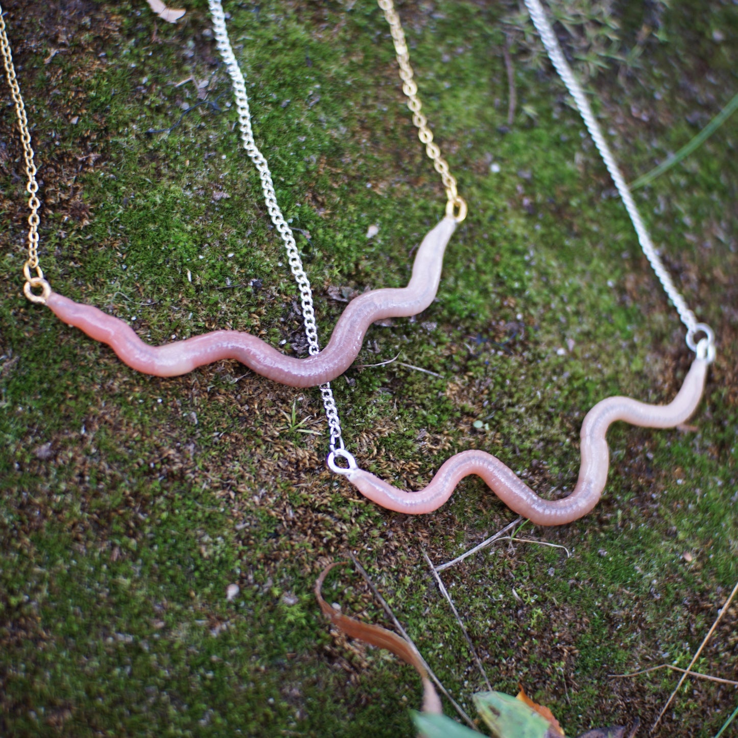 Long Worm Necklace