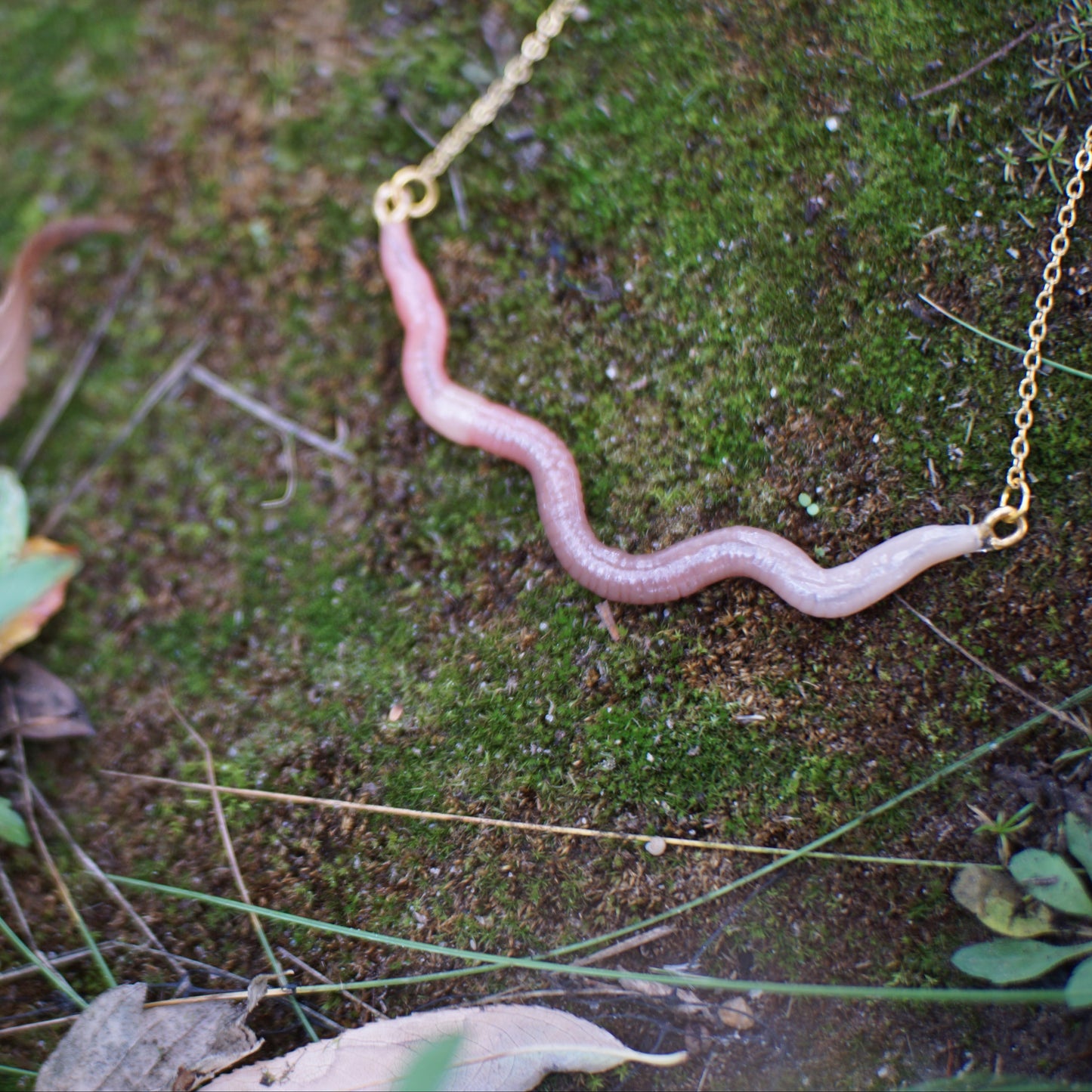 Long Worm Necklace